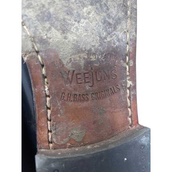 G.H. Bass Weejuns Whitney Womans Black Leathe Slip loafer Sz 8.5M SKU 9528 - Picture 4 of 16